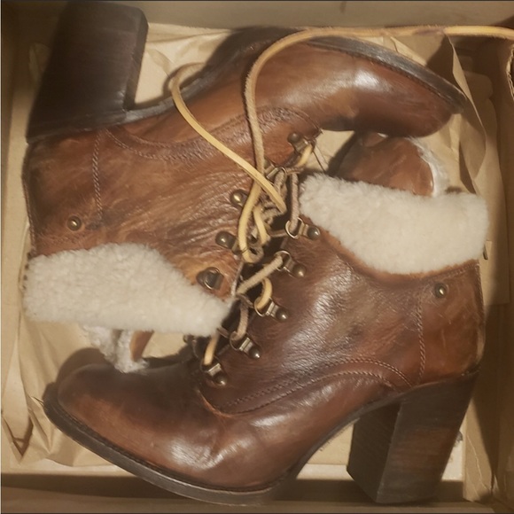 Freebird by Steven Shoes - Freebird by Steven Swiss Shearling Booties Size 11